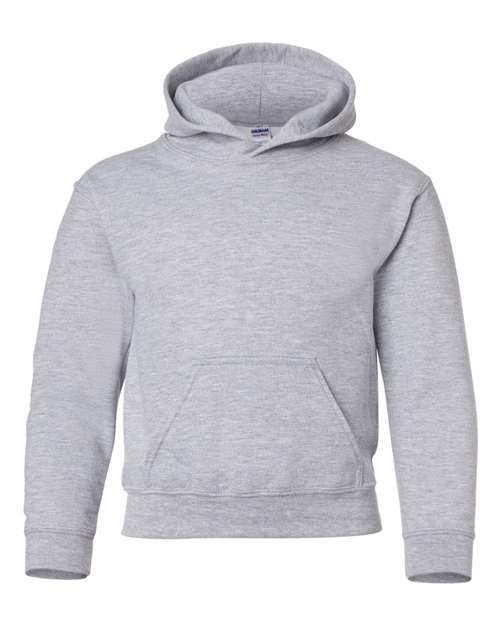 Gildan 18500B, Youth Heavy Blend Hooded Sweatshirt, Sport Grey
