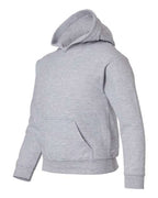Gildan 557, 18500b Youth Heavy Blend Hooded Sweatshirt, Sport Grey