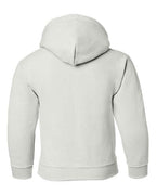 Gildan 557, 18500b Youth Heavy Blend Hooded Sweatshirt, White