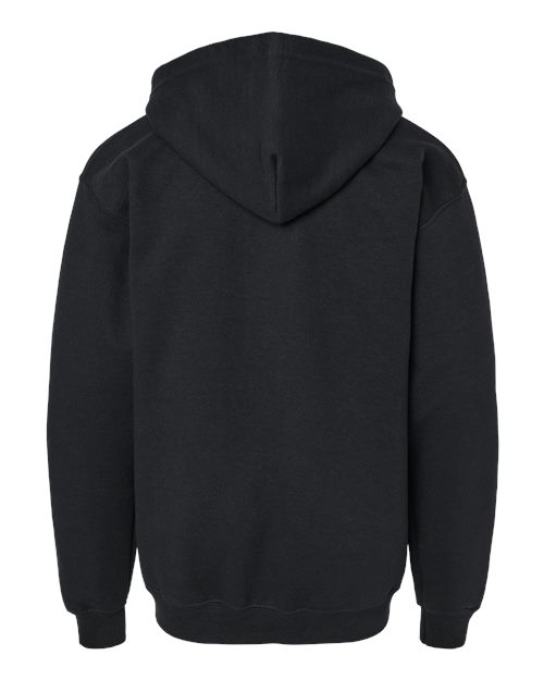 Gildan 562, 18600b Youth Heavy Blend Full-zip Hooded Sweatshirt, Black