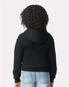 Gildan 562, 18600b Youth Heavy Blend Full-zip Hooded Sweatshirt, Black