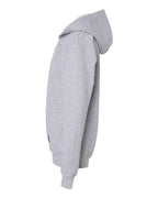 Gildan 562, 18600b Youth Heavy Blend Full-zip Hooded Sweatshirt, Sport Grey
