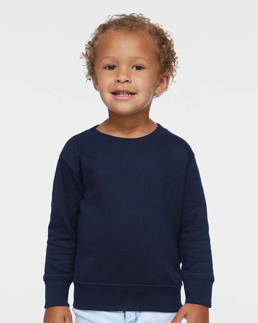 Rabbit Skins 3317, Fleece - Premium - Crew, Navy