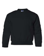 Gildan 571, 18000b Youth Heavy Blend Crewneck Sweatshirt, Black