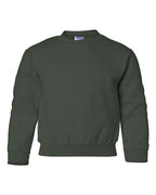 Gildan 571, 18000b Youth Heavy Blend Crewneck Sweatshirt, Forest