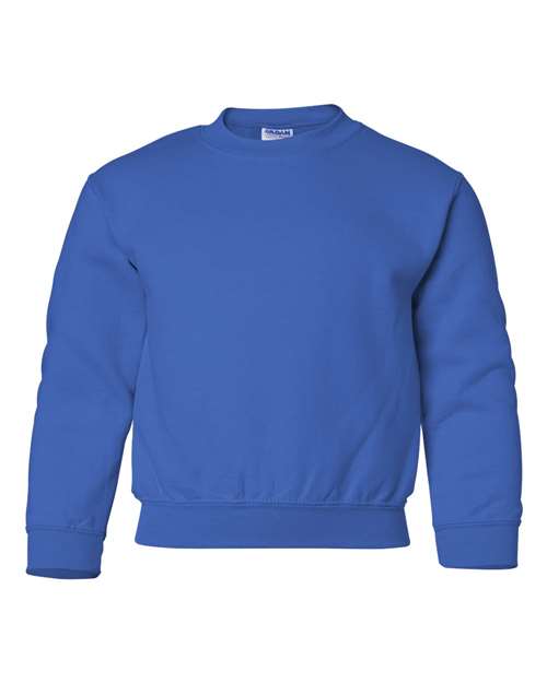 Gildan 571, 18000b Youth Heavy Blend Crewneck Sweatshirt, Royal
