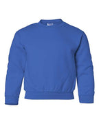 Gildan 571, 18000b Youth Heavy Blend Crewneck Sweatshirt, Royal