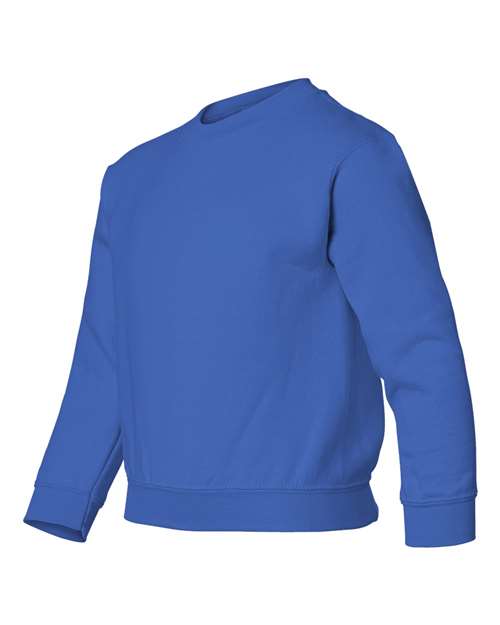 Gildan 571, 18000b Youth Heavy Blend Crewneck Sweatshirt, Royal