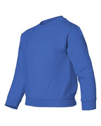 Gildan 571, 18000b Youth Heavy Blend Crewneck Sweatshirt, Royal