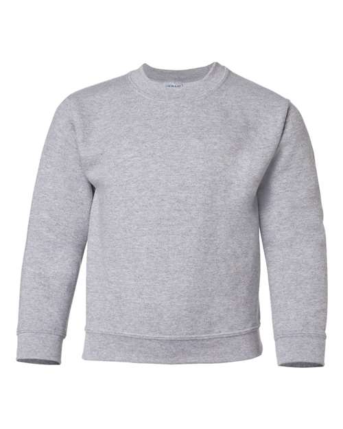 Gildan 571, 18000b Youth Heavy Blend Crewneck Sweatshirt, Sport Grey