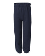 JERZEES 973BR, 575 Youth Nublend Sweatpants, J. Navy