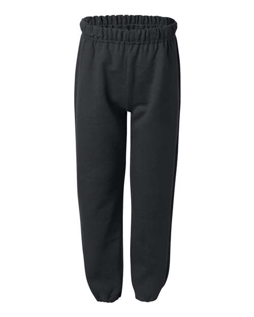 Gildan 576, 18200b Youth Heavy Blend Sweatpants, Black