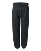 Gildan 576, 18200b Youth Heavy Blend Sweatpants, Black