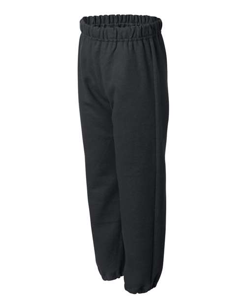 Gildan 576, 18200b Youth Heavy Blend Sweatpants, Black