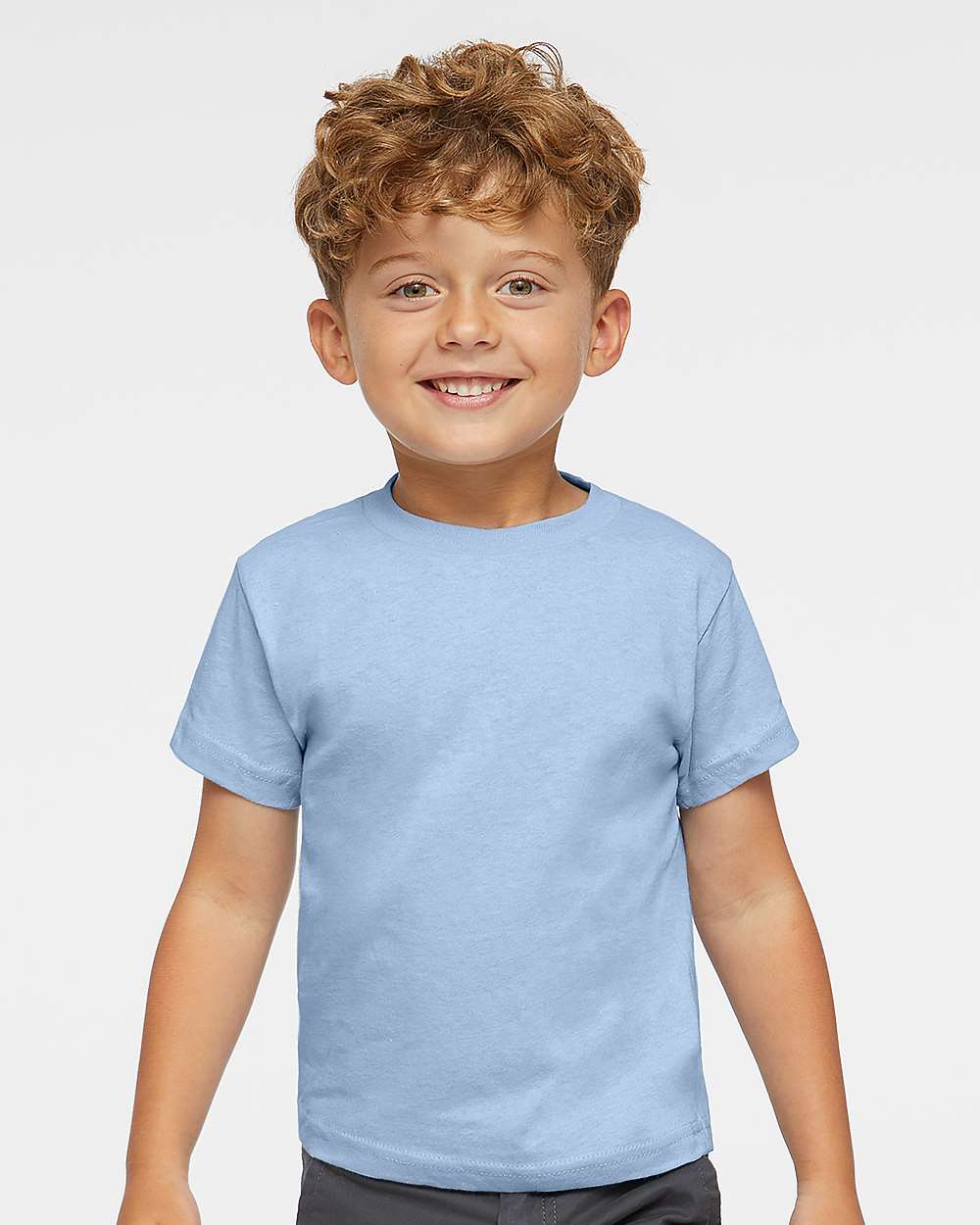 Rabbit Skins 3301T, T-Shirts - Premium, Light Blue