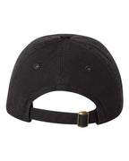 Valucap VC300Y, Youth Small Fit Bio-washed Dad Hat, Black