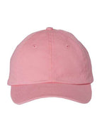 Valucap VC300Y, Youth Small Fit Bio-washed Dad Hat, Pink