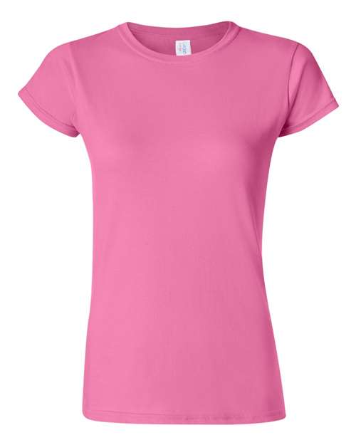 Gildan 809, 64000l Women's Softstyle T-shirt, Azalea