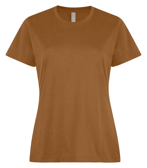ATC 24EVER 24EVERL, Ring Spun Cotton Ladies' Tee, Caramel