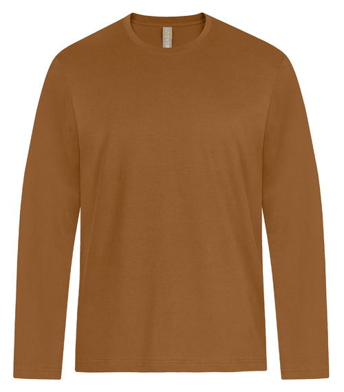 ATC 24EVER 24EVERLS, Ring Spun Cotton Long Sleeve Tee, Caramel