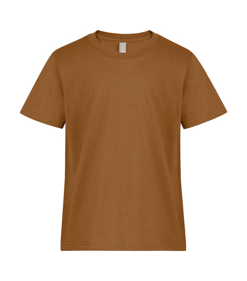 ATC 24EVER 24EVERY, Ring Spun Cotton Youth Tee, Caramel