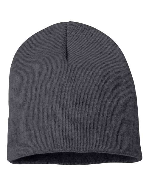 Sportsman SP08, 8" Beanie, Heather Charcoal