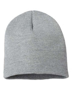 Sportsman SP08, 8" Beanie, Heather Grey