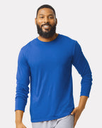 Gildan 42400, Unisex Performance Long Sleeve T-shirt, Black
