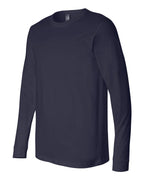 BELLA + CANVAS 3501, T-Shirts - Long Sleeve, Navy