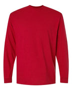 Gildan 8400, Unisex Dryblend 50/50 Long Sleeve T-shirt, Red