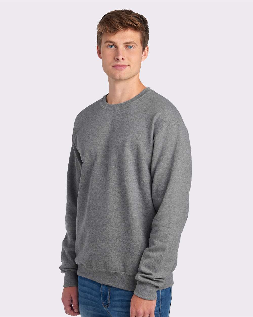 JERZEES 562MR, 371 Unisex Nublend Crewneck Sweatshirt, Oxford