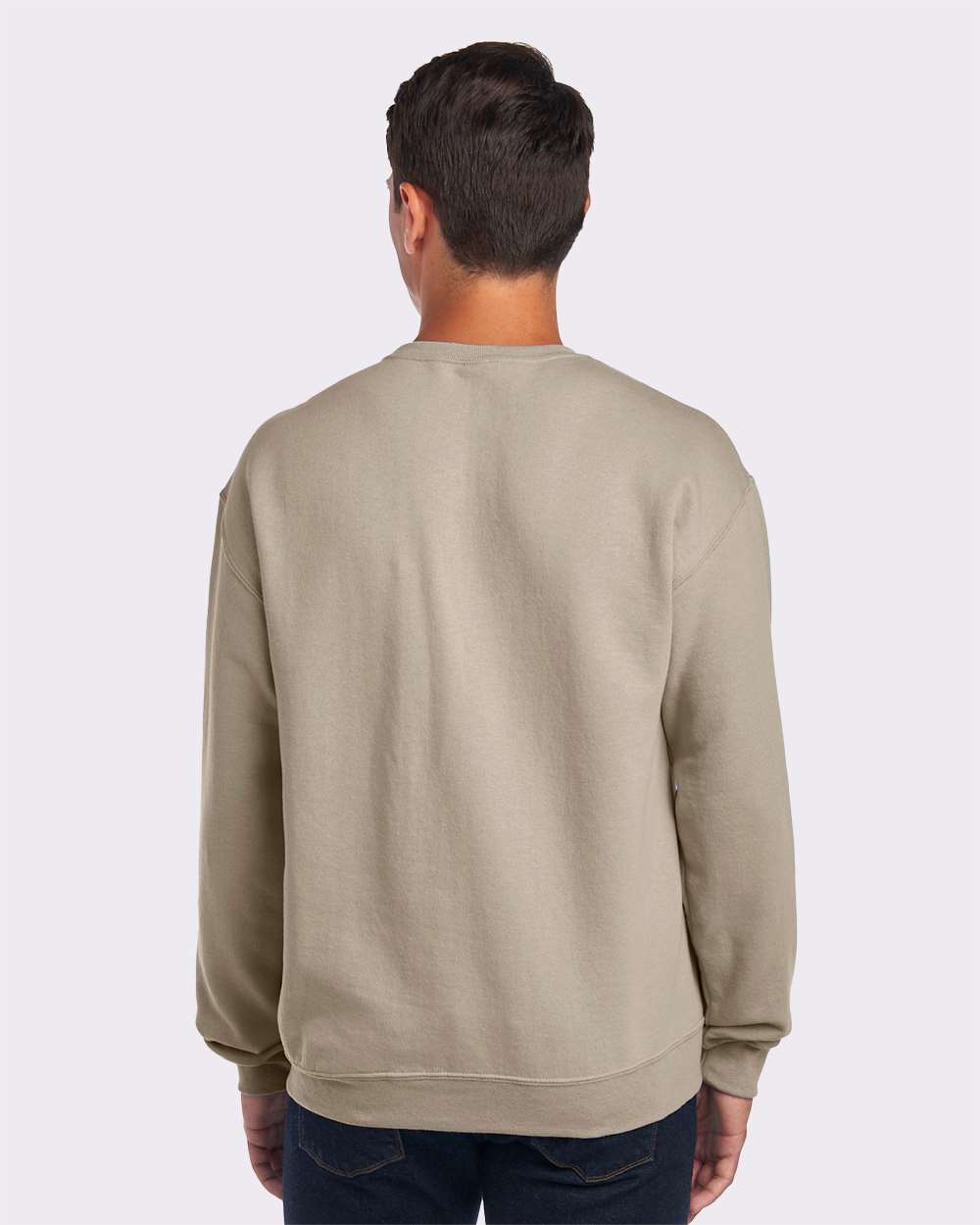 JERZEES 562MR, 371 Unisex Nublend Crewneck Sweatshirt, Sandstone