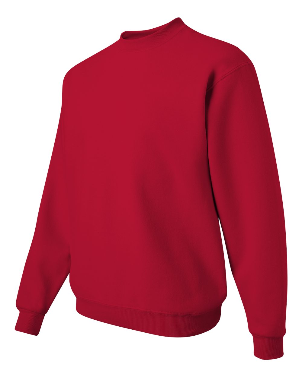 JERZEES 562MR, 371 Unisex Nublend Crewneck Sweatshirt, True Red