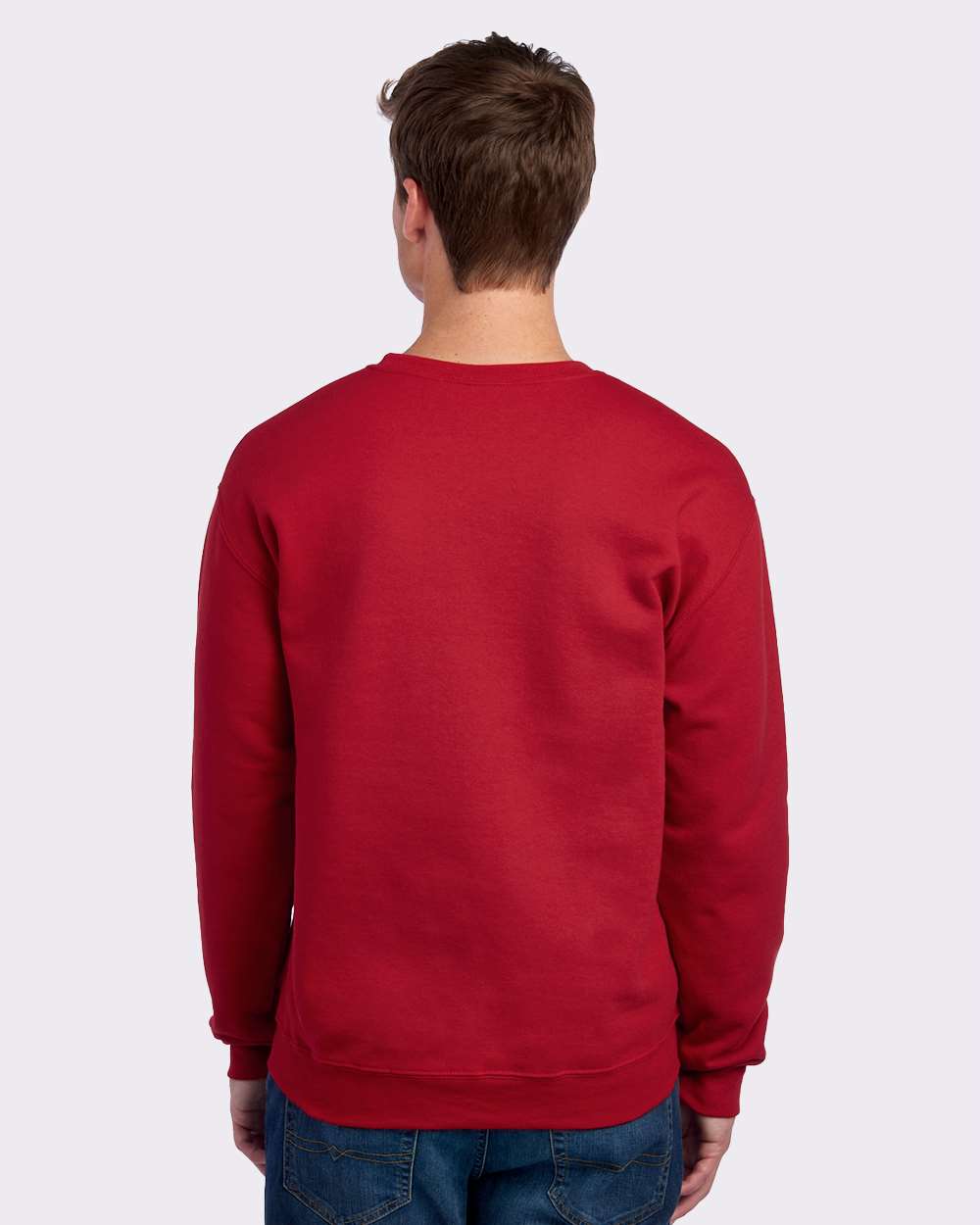 JERZEES 562MR, 371 Unisex Nublend Crewneck Sweatshirt, True Red