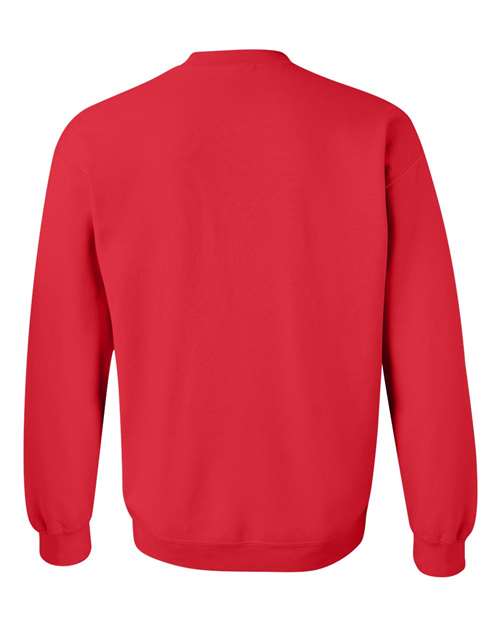 Gildan 18000, Unisex Heavy Blend Crewneck Sweatshirt, Red