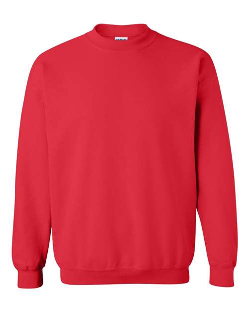 Gildan 18000, Unisex Heavy Blend Crewneck Sweatshirt, Red