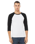 BELLA + CANVAS 3200, T-Shirts - Long Sleeve, Deep Heather/ Black