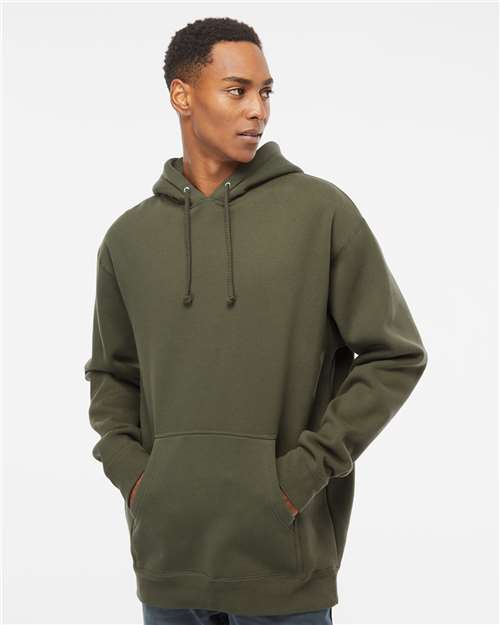 Independent Trading Co. IND4000, Unisex Heavyweight Hooded Sweatshirt, Army