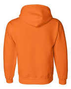 Gildan 12500, Unisex Dryblend Hooded Sweatshirt, Safety Orange