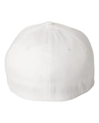 Flexfit 5001, 455 V-flexfit Cotton Twill Cap, White