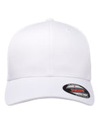 Flexfit 6277, 467 Cotton Blend Cap, White