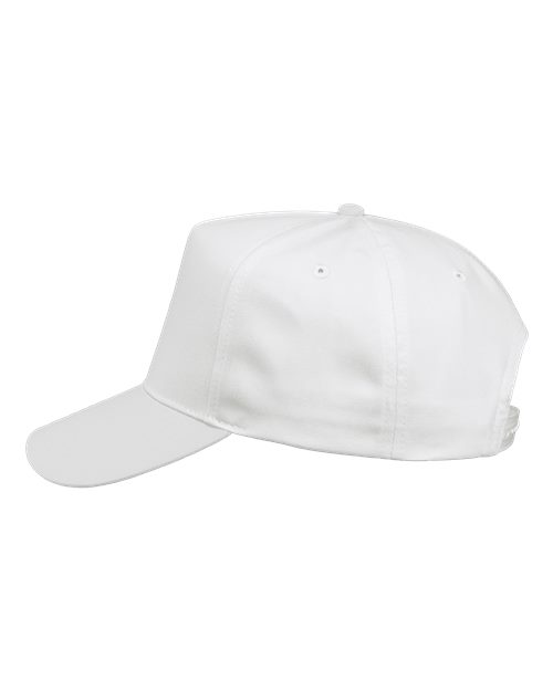 Valucap 8869, Five-panel Twill Cap, White