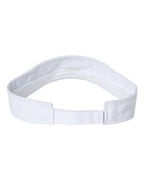 Valucap VC500, Bio-washed Visor, White