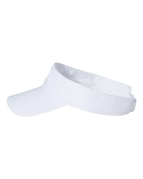 Valucap VC500, Bio-washed Visor, White