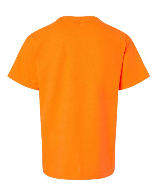 Gildan 551, 2000b Youth Ultra Cotton T-shirt, Safety Orange