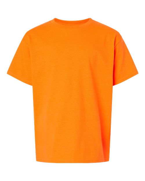 Gildan 2000B, Youth Ultra Cotton T-shirt, Safety Orange