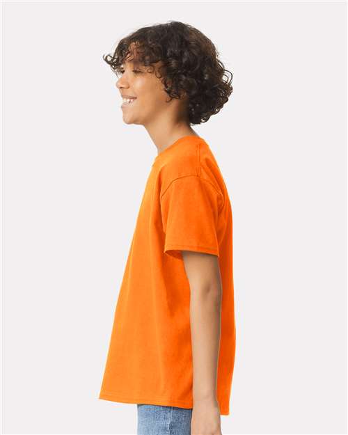 Gildan 551, 2000b Youth Ultra Cotton T-shirt, Safety Orange