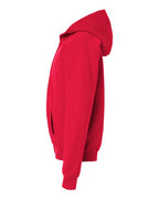Gildan 562, 18600b Youth Heavy Blend Full-zip Hooded Sweatshirt, Red