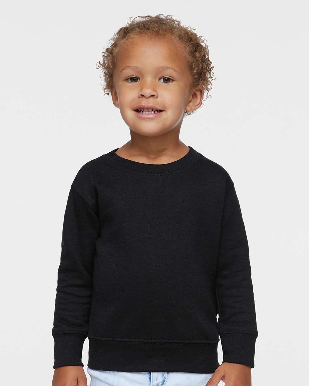 Rabbit Skins 3317, Fleece - Premium - Crew, Black