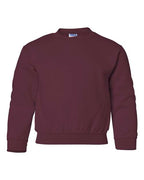 Gildan 18000B, Youth Heavy Blend Crewneck Sweatshirt, Maroon